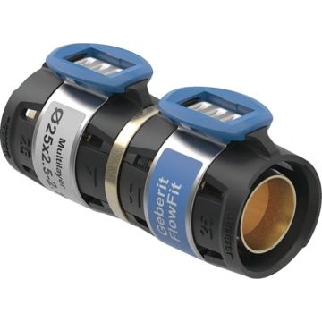 Raccord FlowFit sur système tiers - Ø20 / S.2.0–2.25 mm - GEBERIT - 620.711.00.1