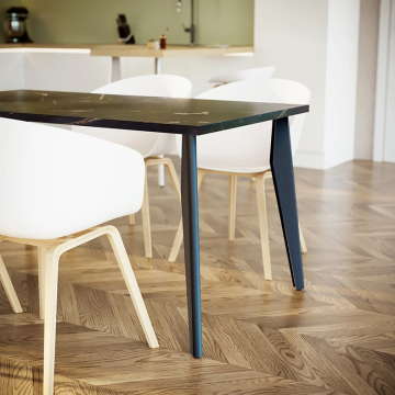Lot de 2 pieds profilés DECO-GEM pour table basse en acier à visser Opale, H.71 cm