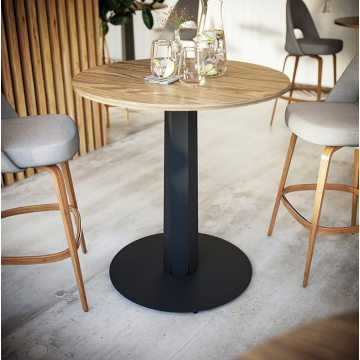 Pied central DECO-GEM pour table basse en acier à visser Zircon, H.86 cm