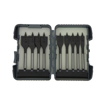 Coffret de 9 mèches plates quick-lock diager - 14-16-18-20-22-24-26-28-30 - 925c