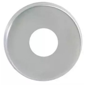 Paire de rosaces inox brossé 304 pour batteuse - Ø trou 20 mm - IN125