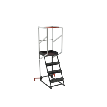Escabeau roulant étroit 4 marches 150 kg - 830008729