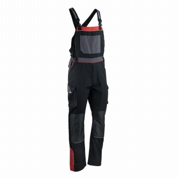 Cotte à bretelles FACOM Driver Noir/Gris/Rouge Taille S - FXWW3000E-S