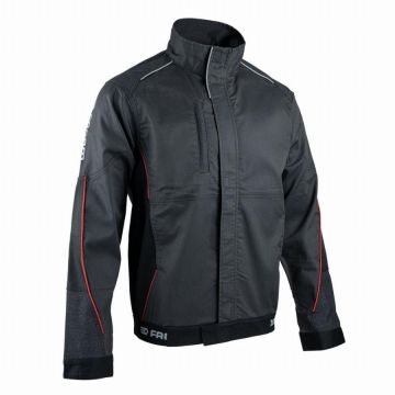 Veste de travail stretch FACOM Flexi Noir/Gris/Rouge Taille L - FXWW2000E-L