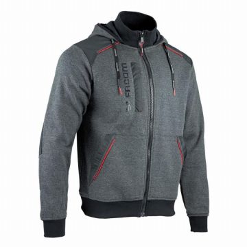 Sweat zippé FACOM Jumper Gris/Noir/Rouge Taille L - FXWW8000E-L