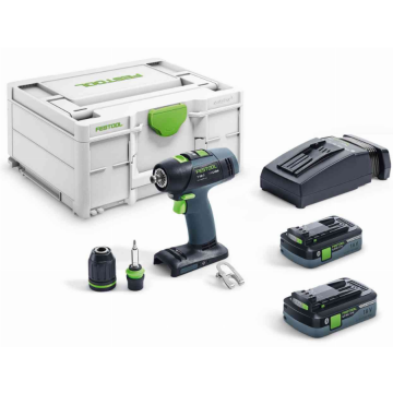 Perceuse-visseuse sans fil t 18+3 hpc 4,0 i-plus festool - 576446