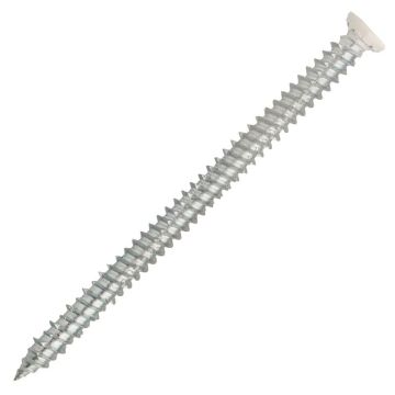 Boîte 100 Vis béton à fixation directe 7.5x60 mm SCELL-IT - Tête fraisée blanc T30 - VFD75060F