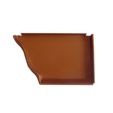 Fond de gouttière Aluminium moulurée droit