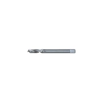 Foret pilote centreur pour trépan HSS - Acier - Diam. 6.35 x 80 mm - LEMAN - 800