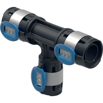 Té réduit GEBERIT Flowfit PPSU - Ø32 x Ø25 x Ø32 - 620.143.00.1