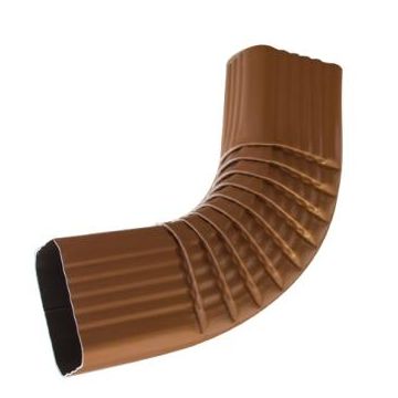 Coude latéral pour gouttière Aluminium 60x80 mm Coloris au choix