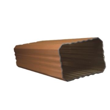 Dauphin Aluminium rectangulaire 60x80 mm coloris et longueur au choix