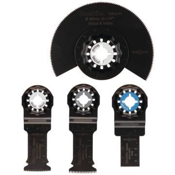 Ensemble 4 accessoires pour bois et métaux B-67480