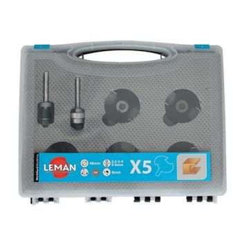 Coffret de 5 disques à rainer d48mm 4728.700.52 leman