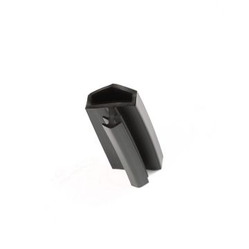 Joint de porte intérieure sur dormant en PVC - Rainure 4 mm - Rouleaux 150 m - Noir - KISO - S 0680 NOIR