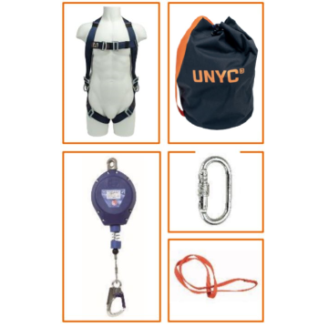 Kit prêt à l'emploi anti-chute Essential Auto Unyc (taille au choix) 
