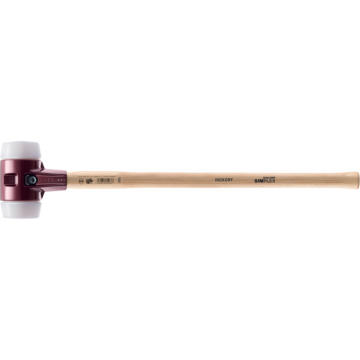 Marteaux de frappeur simplex, avec boîtier en fonte malléable et manche en hickory, ø 140 / manche 1 045 mm, superplastique