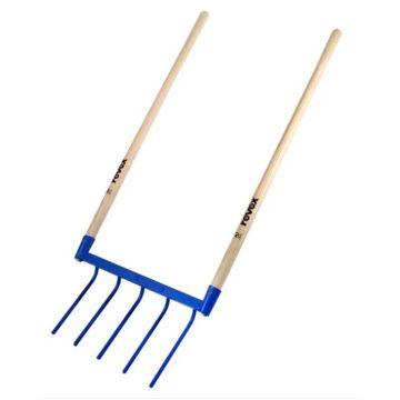 Fourche aératrice 5 dents courbes REVEX emmanchée - 130372