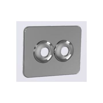 Plaque de finition double - HYDROFIX 50mm - 18102