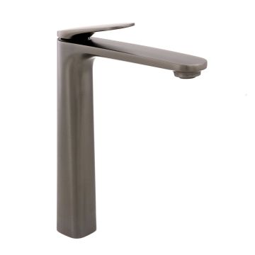 Mitigeur lavabo Velvet III - 100mm 5l/min - Gunmetal Brossé - STANDARD HIDRAULICA - 61949