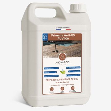 Primaire Anti-UV pour bois PUV400 - Fond dur pour terrasse Anti-UV AnovaBois