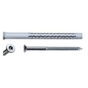 Cheville longue nylon universelle gx-l g&b + vis zing tête fraisée torx - 970