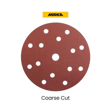 Disque abrasif Coarse Cut ø150mm 15 trous grain 40 - MIRKA - Bte 50 - 4061105040