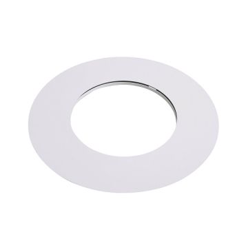 Rosace pour élément droit de finition blanc Poujoulat