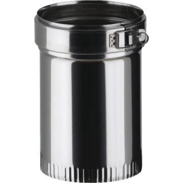 Raccord Inox émaillé Ø150/150 POUJOULAT RC 150/150 EM - 45150250