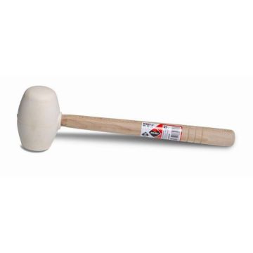 Maillet caoutchouc Blanc pointe ronde 250 g RUBI - 66905