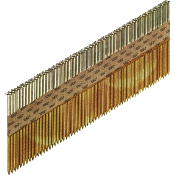 2000 clous en bande D34 papier 3.1x90 mm - SENCO - Annelés - Galvanisés - HE59AXBKR