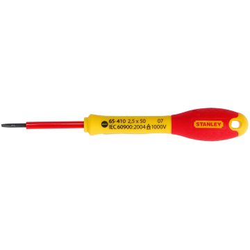 Tournevis électricien isole 1000 v 2,5x50 mm FATMAX  - 0-65-410