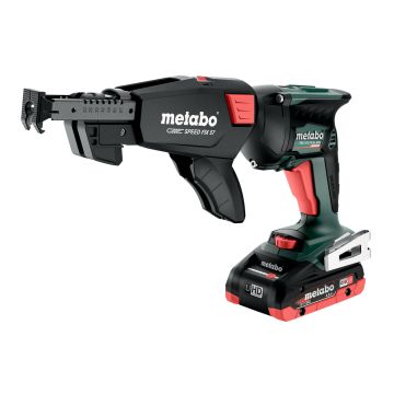 Visseuse sans fil TBS 18 LTX BL 5000 pour plaque de plâtre - 18 V - 2 x Batteries 4.0 Ah + 1 Chargeur + Métabox 145 L - METABO - 620063540