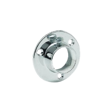 Support latéral tube rond chromé Ø 25 mm MANART - M724/25CR