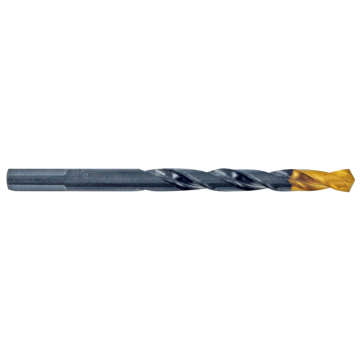 Foret métaux taillé meulé HSS Steam TiN Pointe en croix Queue à 3 méplats 10x133MM - TIVOLY - 11453121000