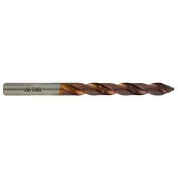 5 Forets métaux TSP HSS taillés meulés revêtus FUSIO - affûtage étagé - Ø 5 x 86 mm - TIVOLY - 11457160500