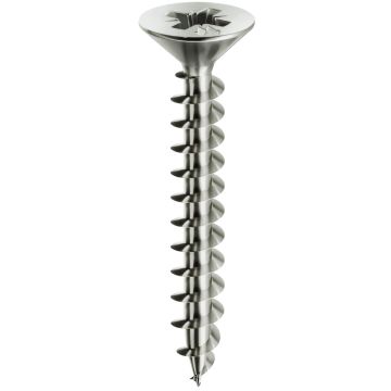 Vis panelvit tête fraisée pz filetage total zing.arg mustad 4.0x50 - boite de 500 - pvaczp400500c8c