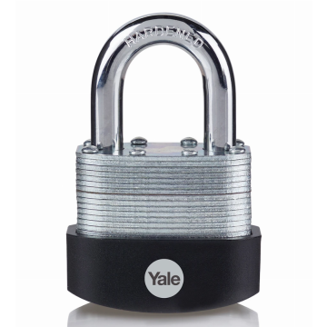 Cadenas acier laminé YALE - 50 mm - 3 clés - 24313000