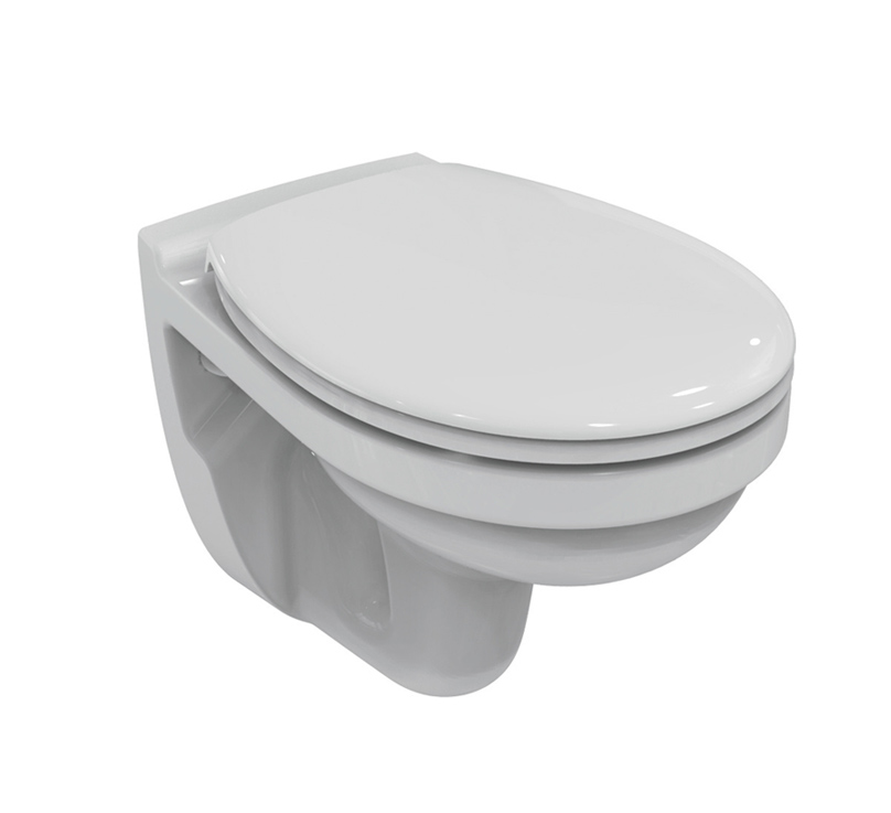 Ensemble Cuvette WC Suspendue Ulysse Porcher + abattant blanc Menton