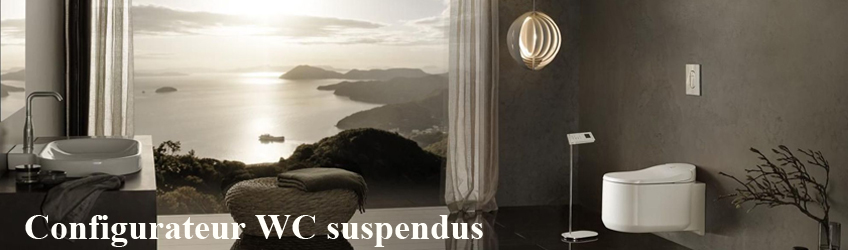 Le configurateur WC suspendus Distriartisan