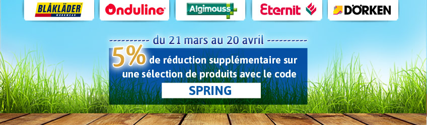 Distriartisan fête le printemps : 5% de réduction sur un ensemble de produits de la belle saison !