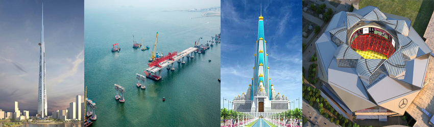 Notre TOP des plus grands chantiers du monde
