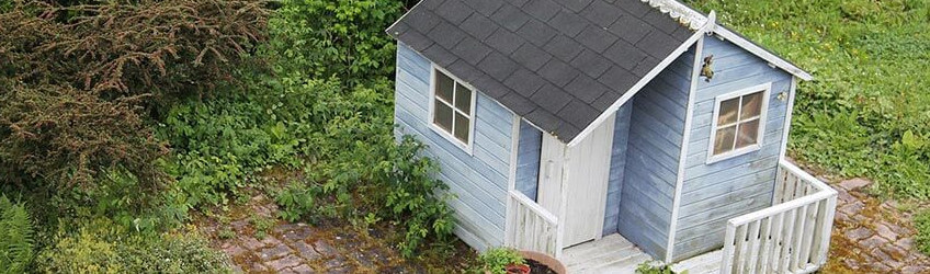 Quelle couverture pour un abri de jardin ?