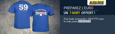 Opération Euro 2016 : un T-shirt Blakläder à gagner !