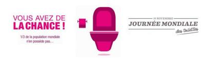 Aujourd'hui, c'est la Journée mondiale des toilettes