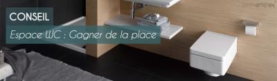 Gain de place WC : toutes les solutions