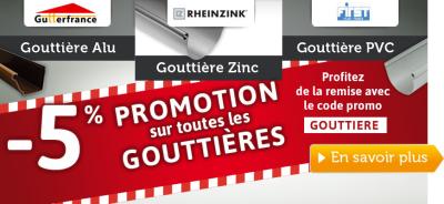 Distriartisan lance sa promo spéciale gouttière !