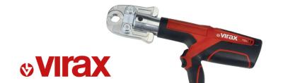 Une presse à sertir éléctro-hydraulique Virax pour un sertissage sans effort
