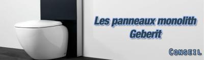 Focus sur la gamme de panneaux Monolith de Geberit