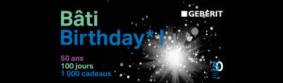 De nombreux cadeaux pour les 50 ans du bâti-support !